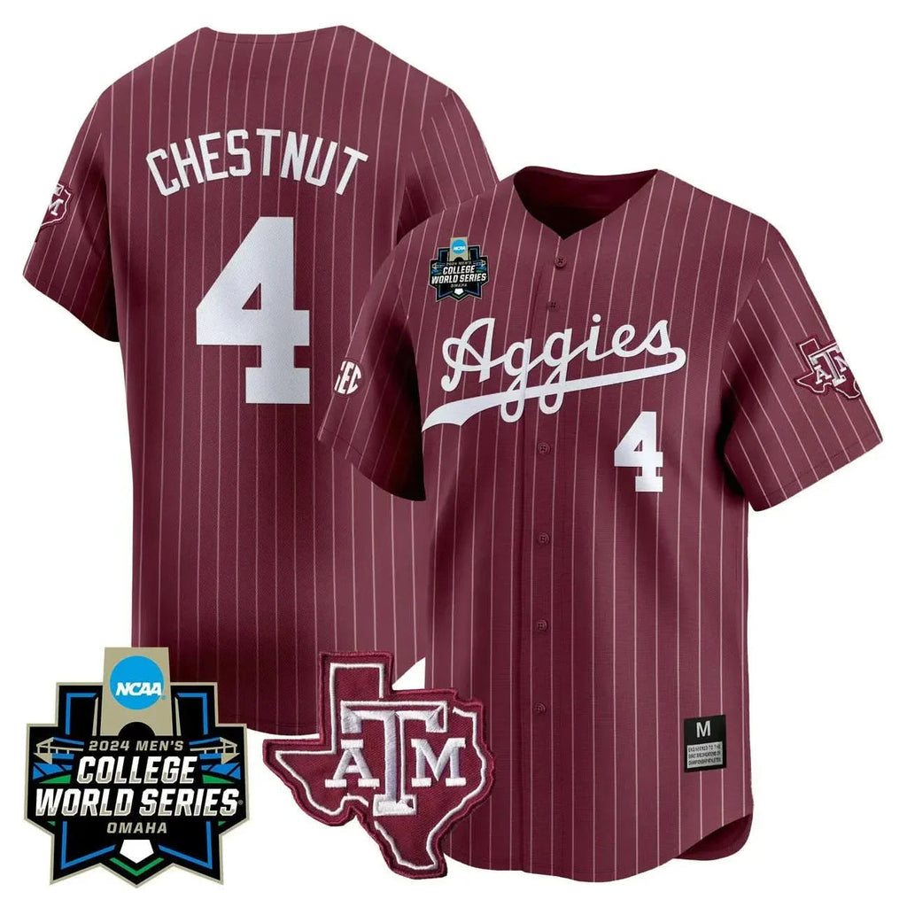Aggies 2024 College World Series Vapor Premier Limited Jersey