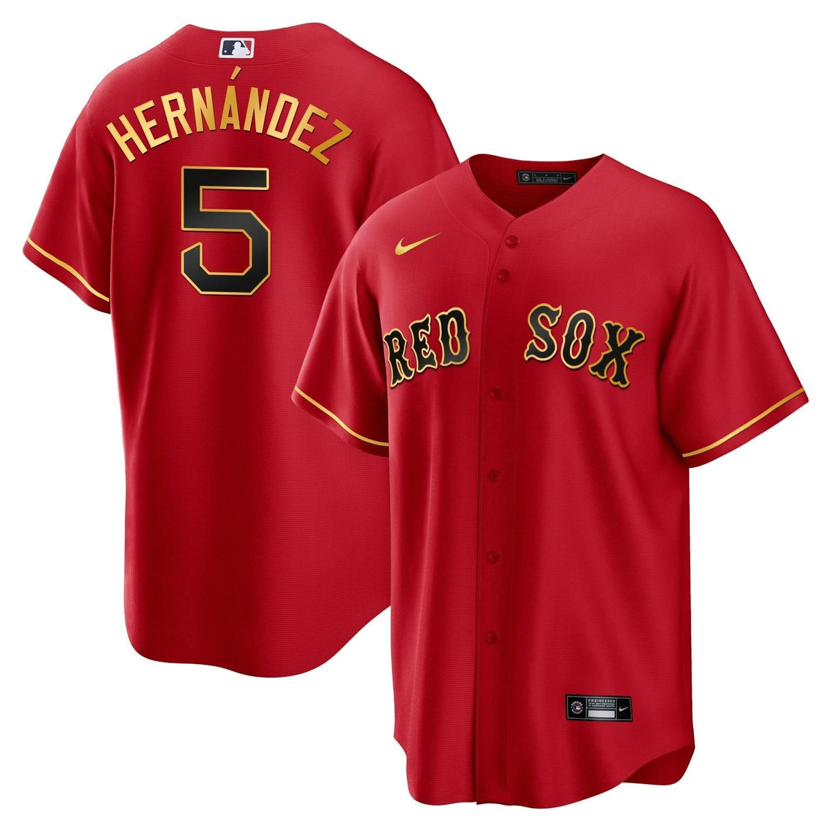 BRS Gold Trim Jersey - Stitched