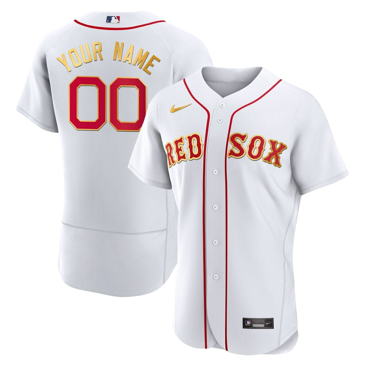 BRS Gold Trim Custom Jersey - Stitched