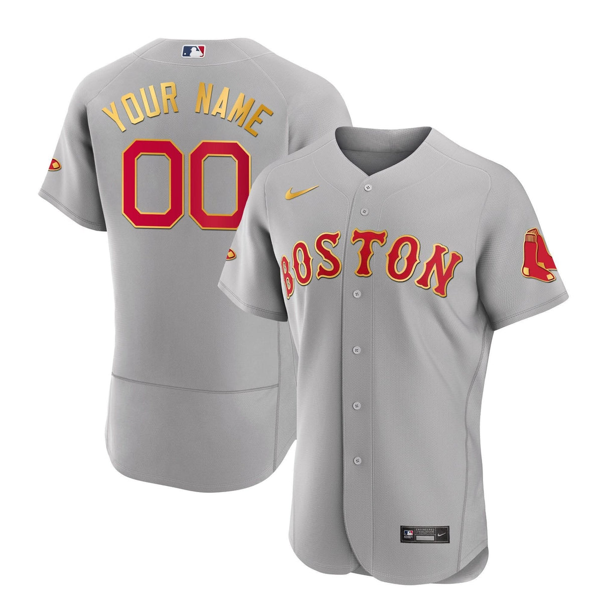 BRS Gold Trim Custom Jersey - Stitched