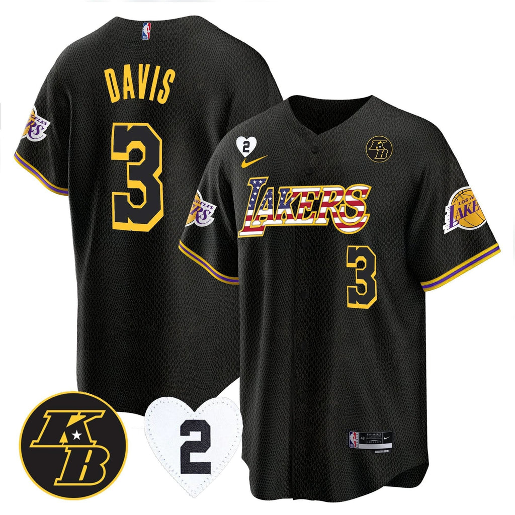 LAL Flag Baseball Jersey - Stitched