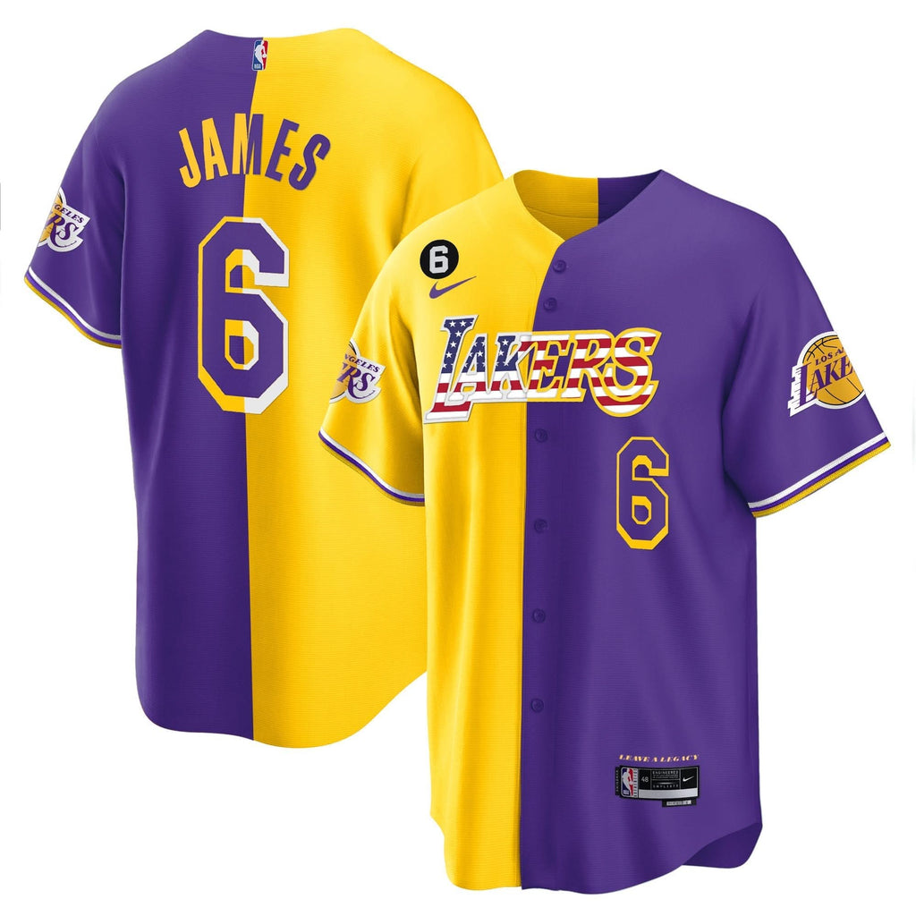 LAL Flag Baseball Jersey - Stitched