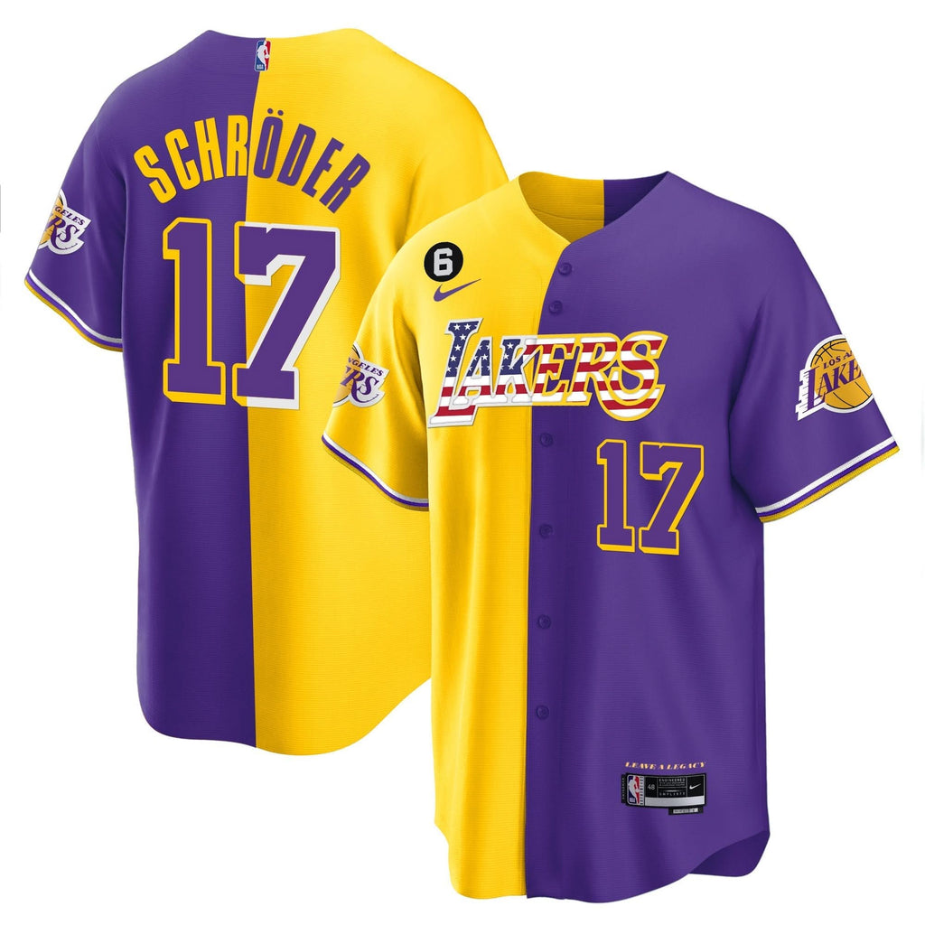 LAL Flag Baseball Jersey - Stitched