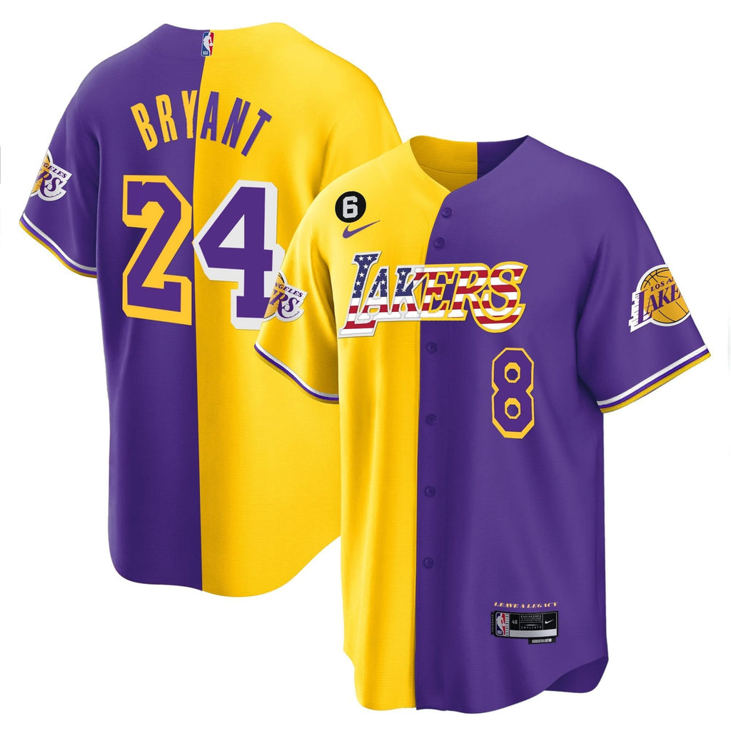 LAL Flag Baseball Jersey - Stitched
