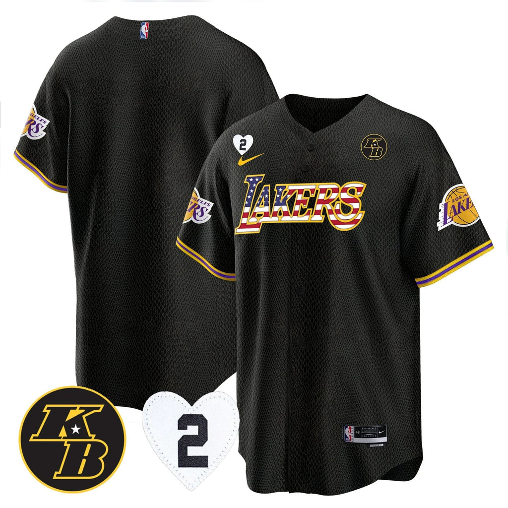 LAL Flag Baseball Jersey - Stitched