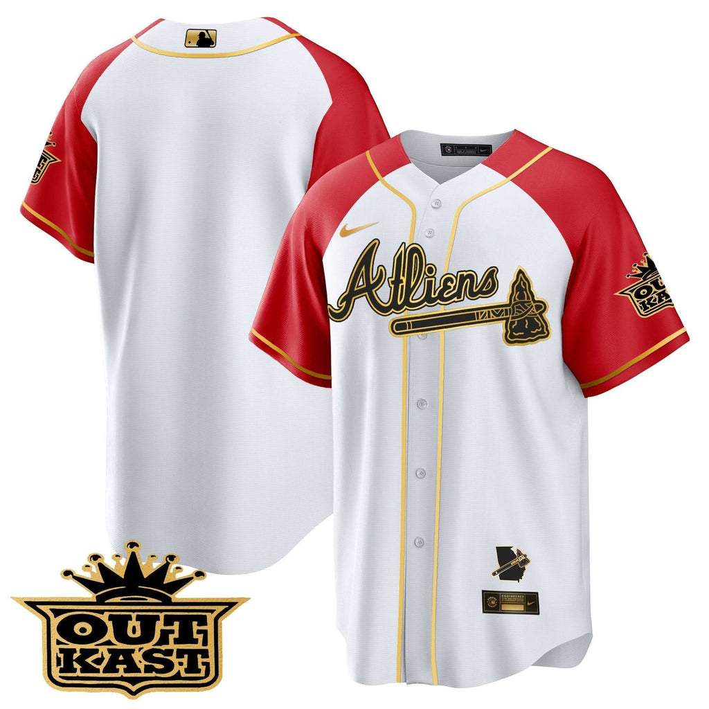 AB Atliens Gold Alternate Cool Base Jersey - Stitched