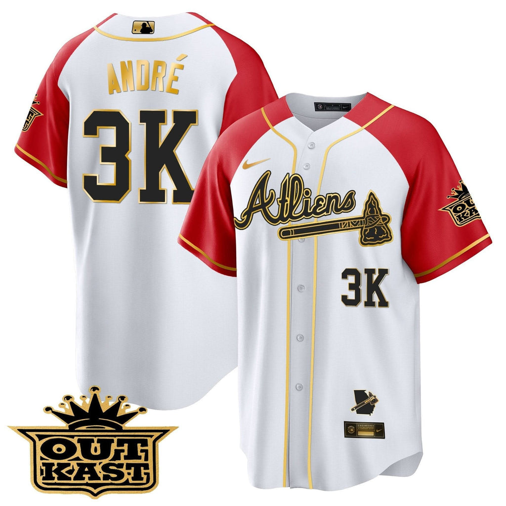 AB Atliens Gold Alternate Cool Base Jersey - Stitched