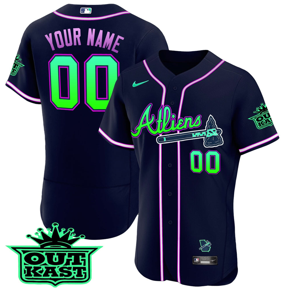 AB Atliens Flex Base Custom Jersey - Galaxy Version - Stitched