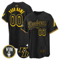 LAD Bryant & Vin Patch Cool Base Mamba Custom Jersey - Stitched