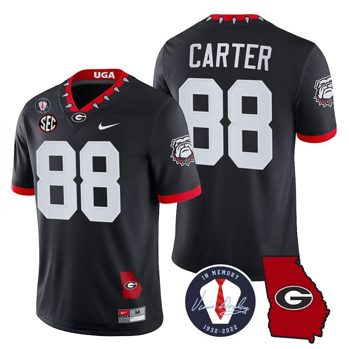 GB 2023 Vapor Jersey - Georgia Map