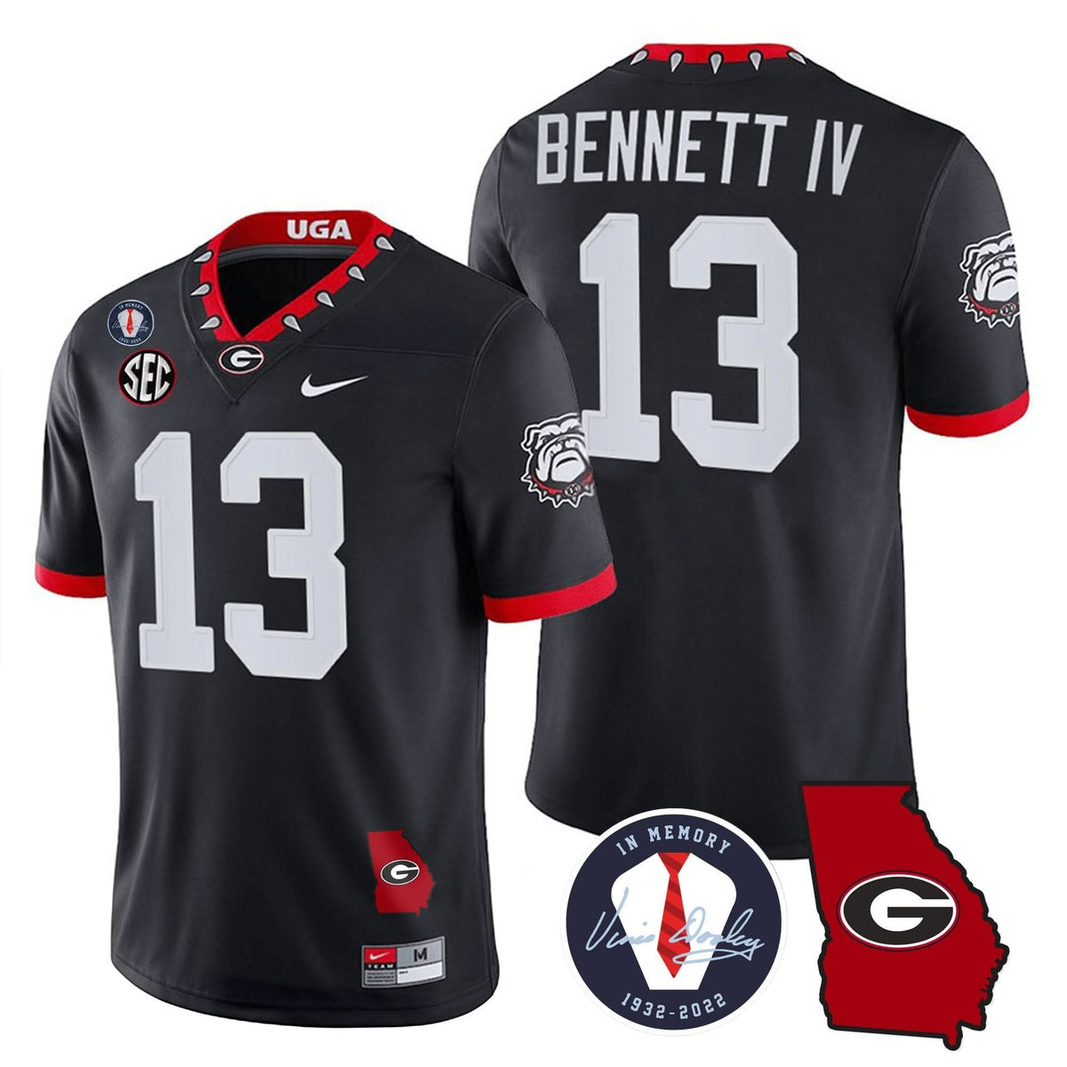GB 2023 Vapor Jersey - Georgia Map