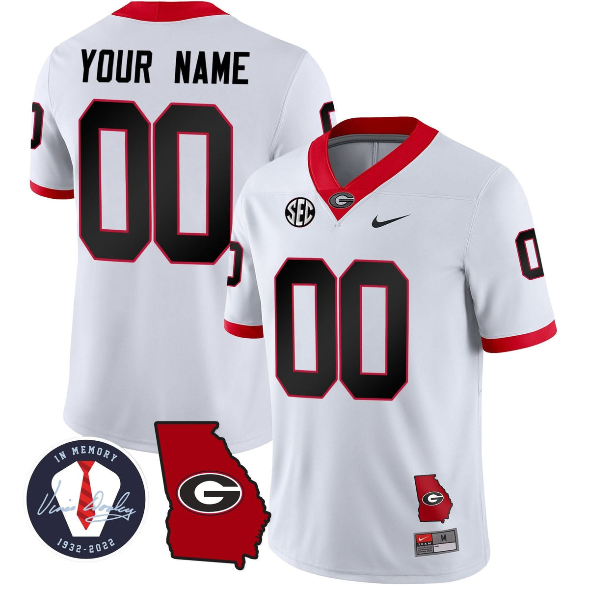 GB 2023 Vapor Custom Jersey - Georgia Map