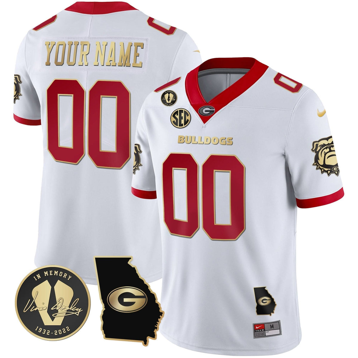 GB 2023 Vapor Custom Jersey - Georgia Map