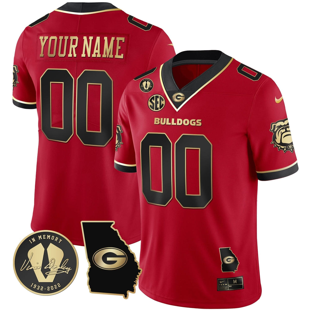 GB 2023 Vapor Custom Jersey - Georgia Map