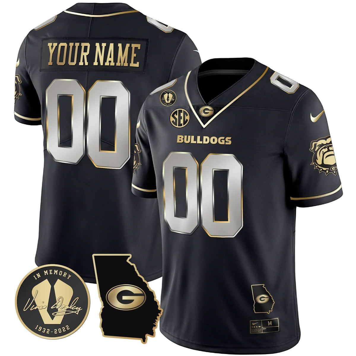 GB 2023 Vapor Custom Jersey - Georgia Map