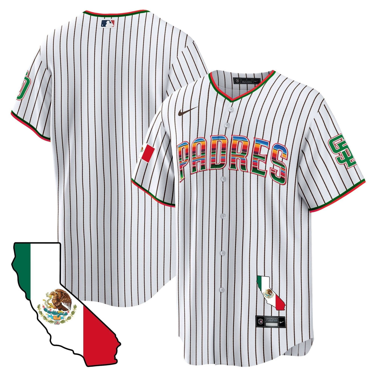 SDP California Map Cool Base Jersey - Stitched