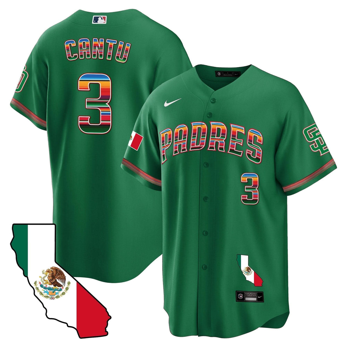 SDP California Map Cool Base Jersey - Stitched