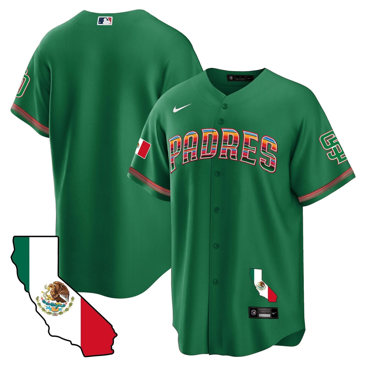 SDP California Map Cool Base Jersey - Stitched