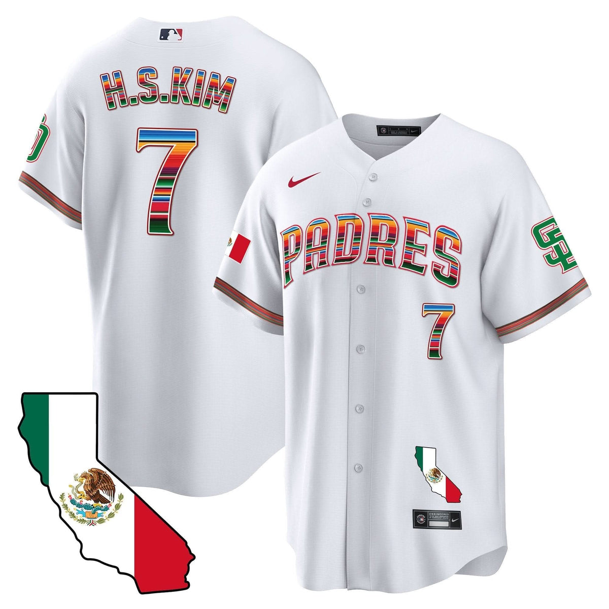 SDP California Map Cool Base Jersey - Stitched