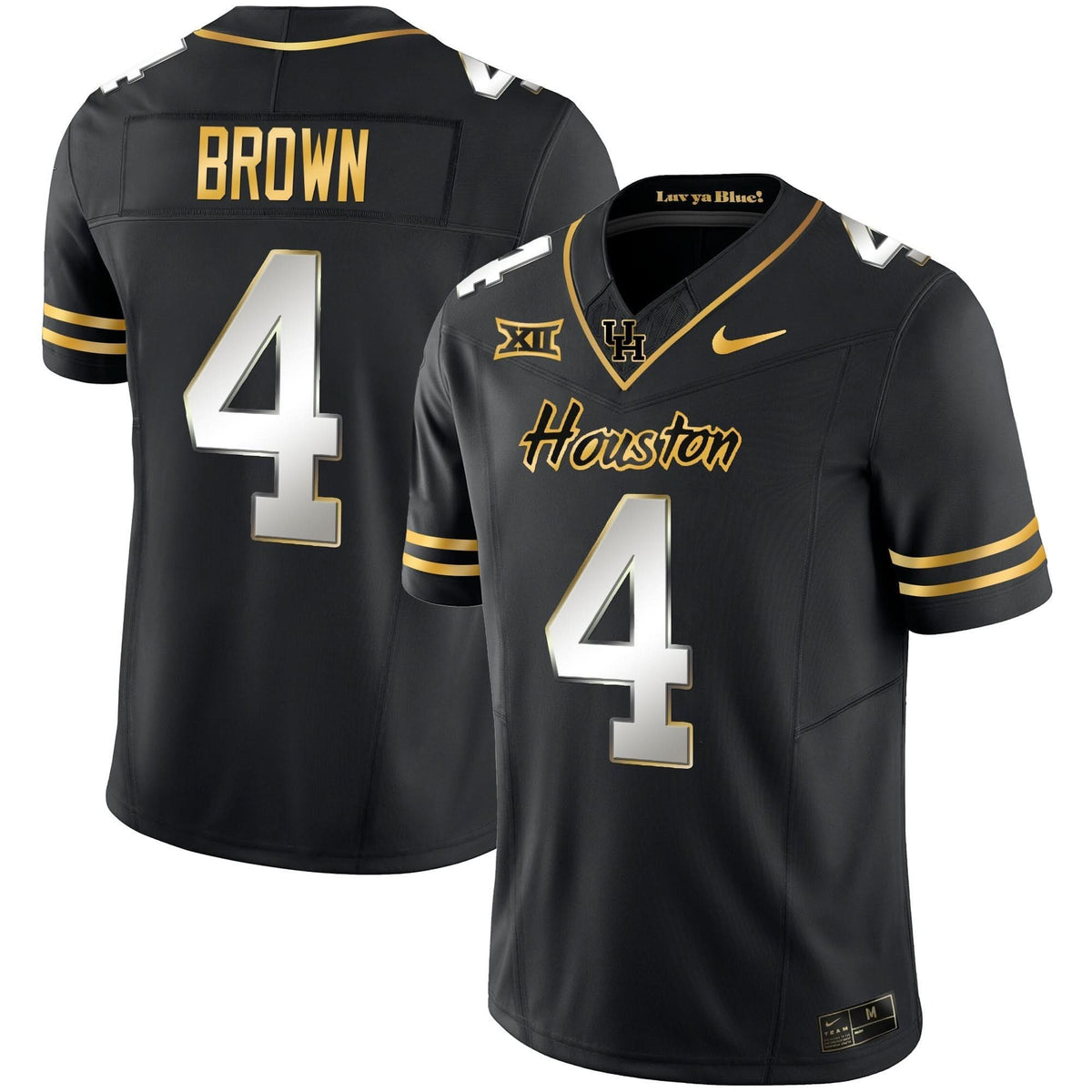 HOU 2023 Oilers Inspired Gold Jersey