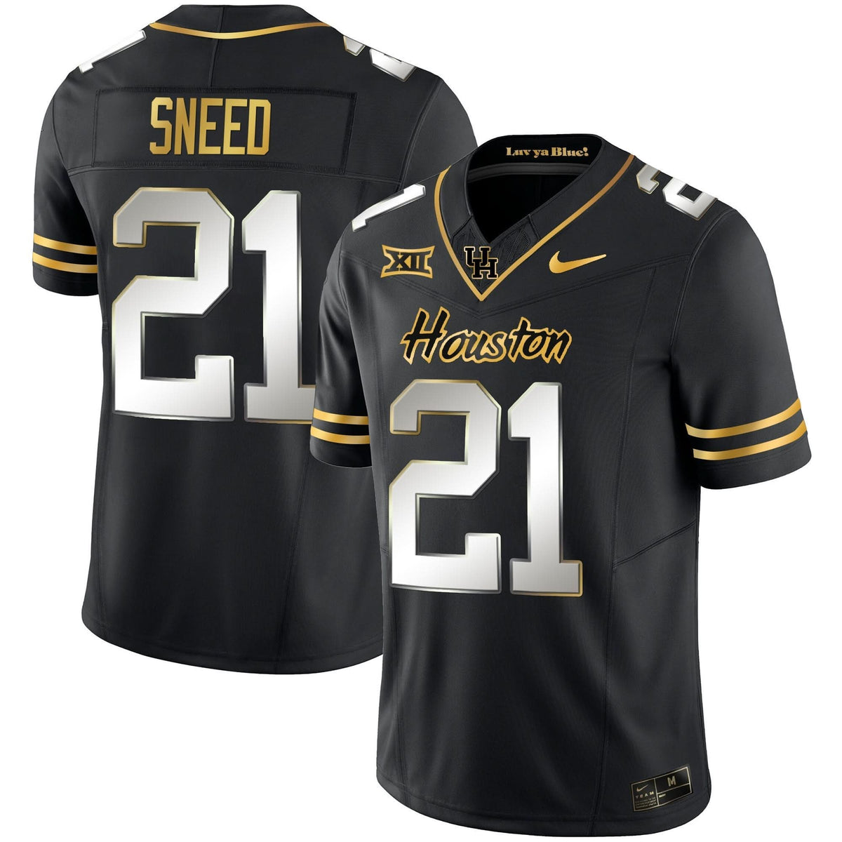 HOU 2023 Oilers Inspired Gold Jersey
