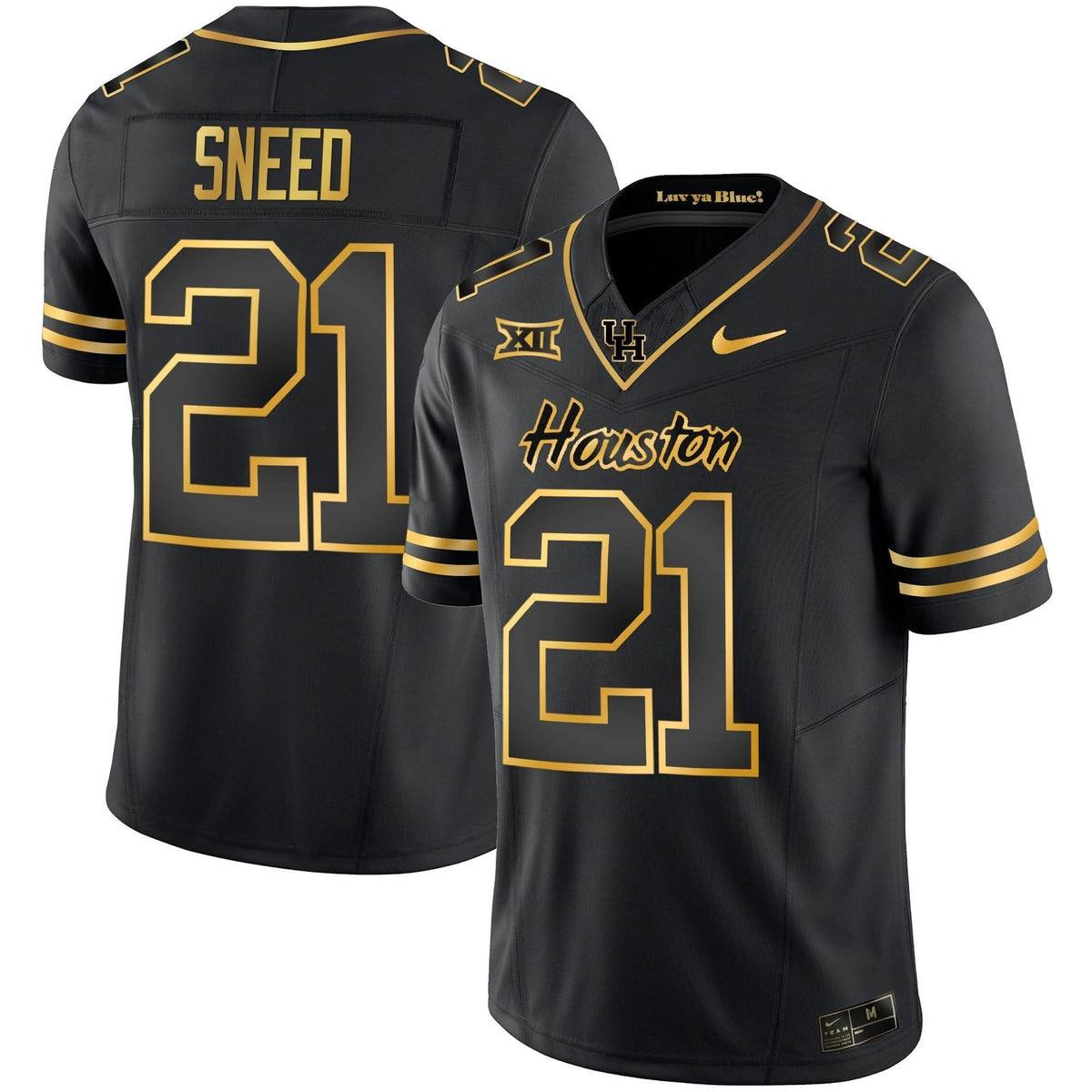 HOU 2023 Oilers Inspired Gold Jersey