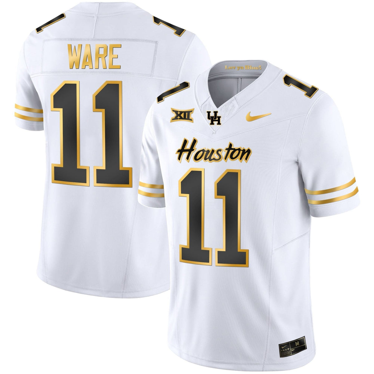 HOU 2023 Oilers Inspired Gold Jersey