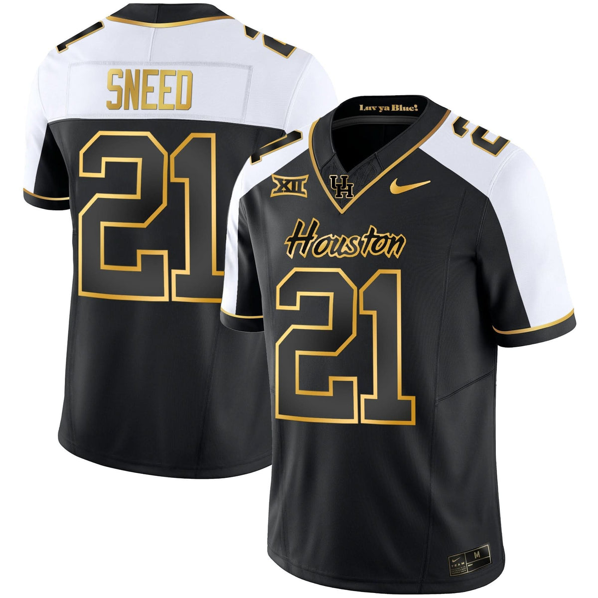 HOU 2023 Oilers Inspired Gold Jersey
