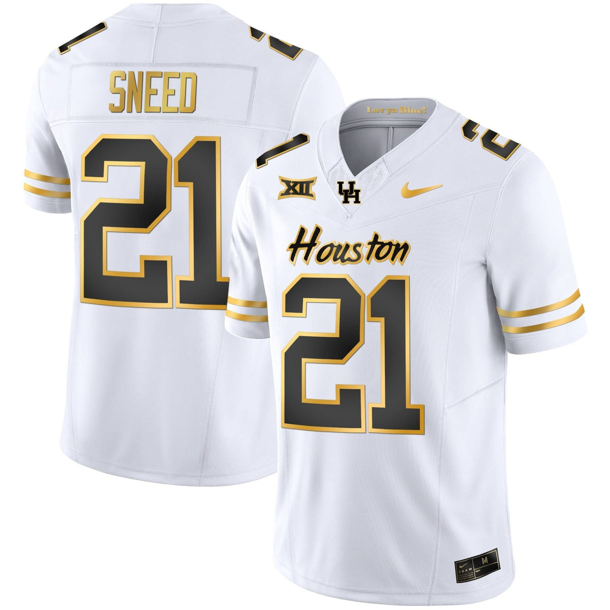 HOU 2023 Oilers Inspired Gold Jersey