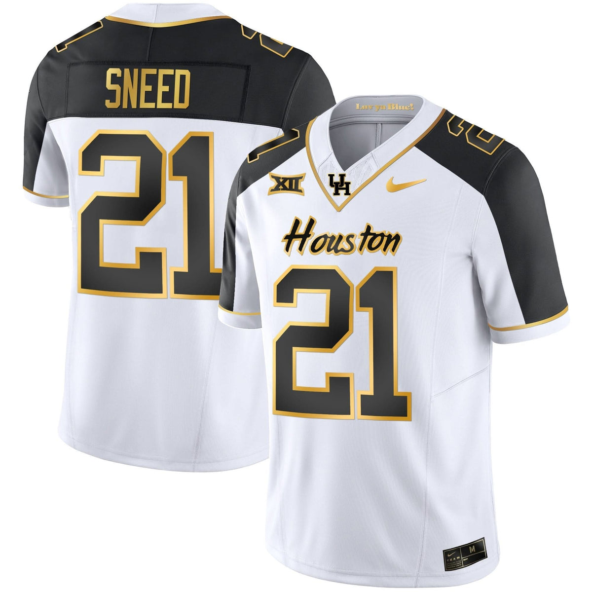 HOU 2023 Oilers Inspired Gold Jersey