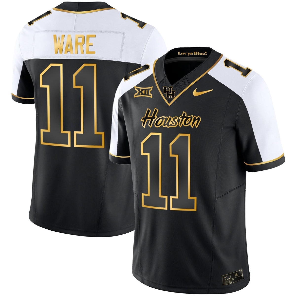HOU 2023 Oilers Inspired Gold Jersey