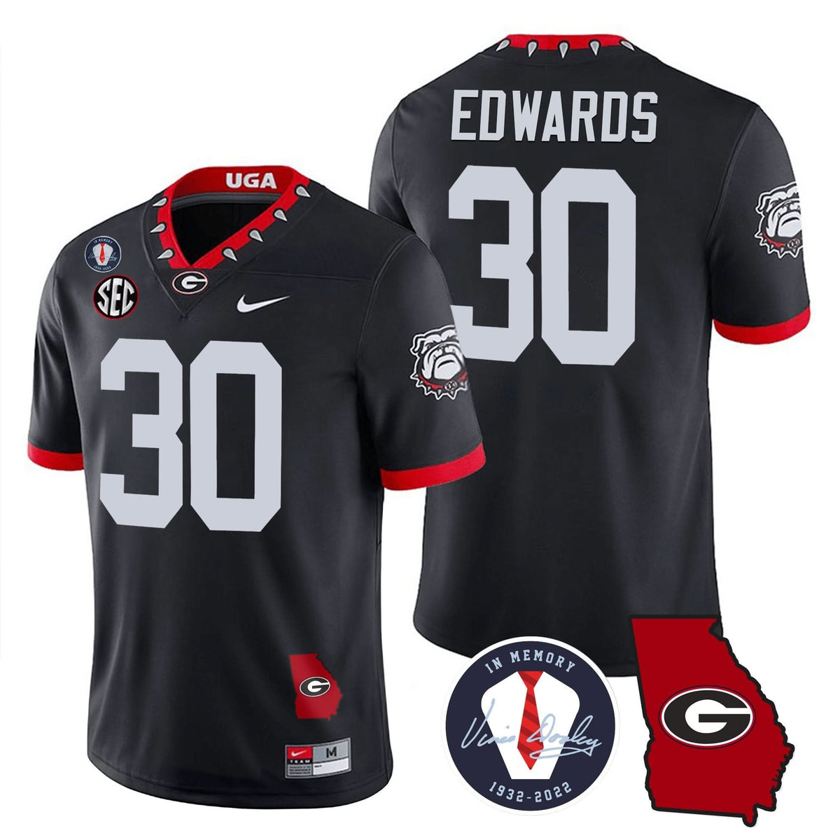 GB 2023 Vapor Jersey - Georgia Map