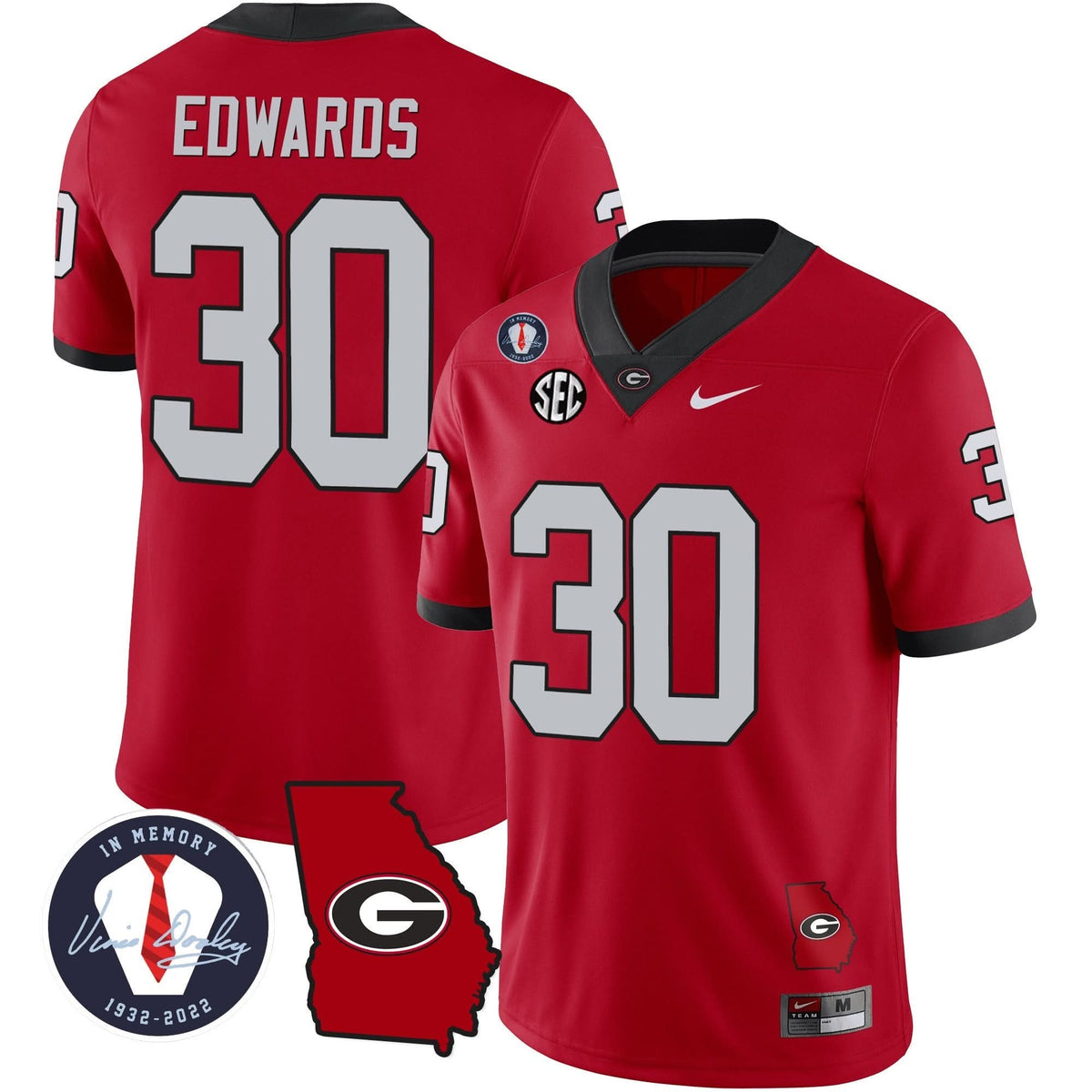 GB 2023 Vapor Jersey - Georgia Map