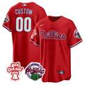 PP Red October Patch Custom Jersey - Stitched