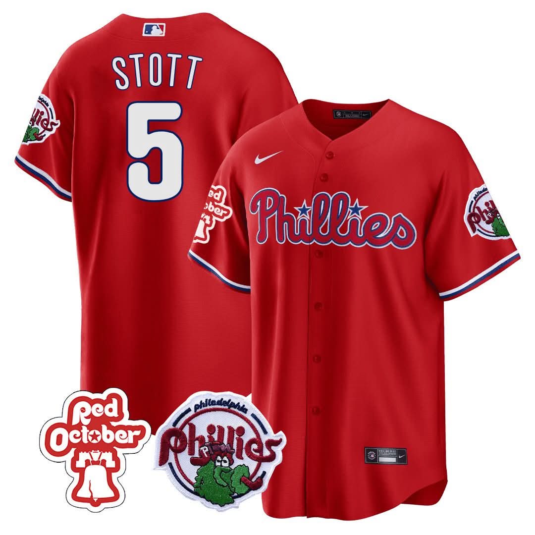 PP Red October Patch Cool Base Jersey - Stitched