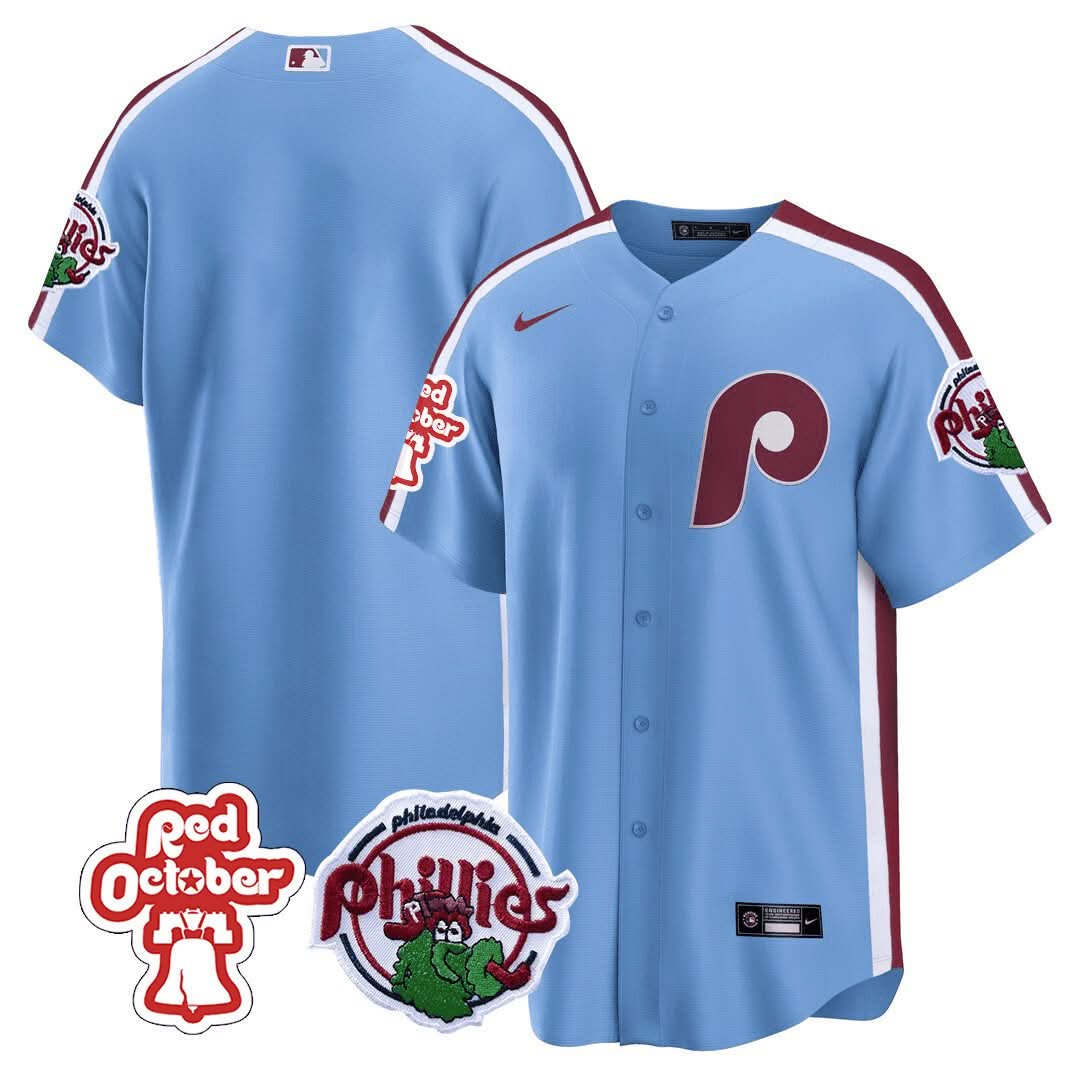 PP Red October Patch Cool Base Jersey - Stitched
