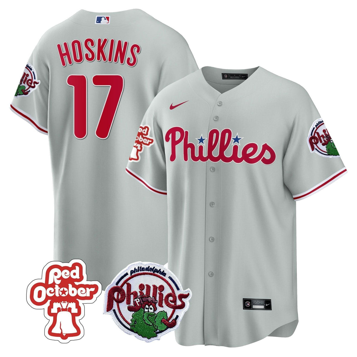 PP Red October Patch Cool Base Jersey - Stitched