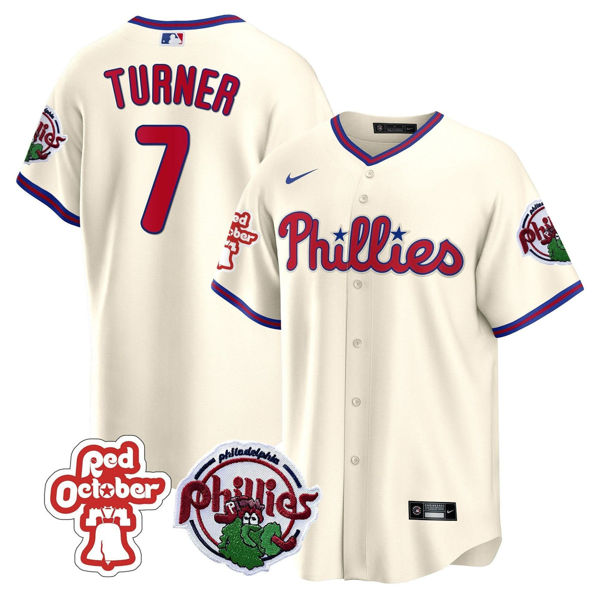 PP Red October Patch Cool Base Jersey - Stitched