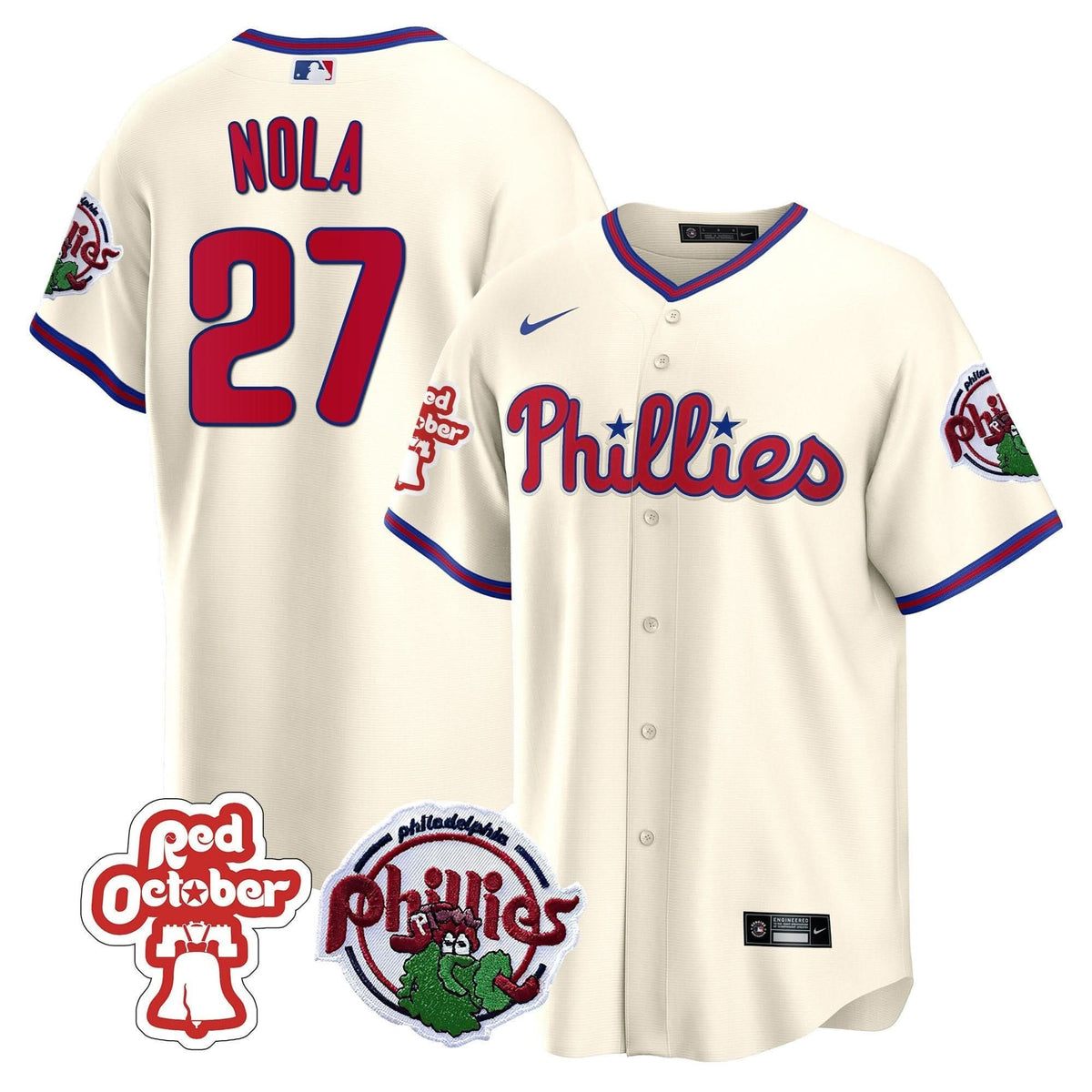 PP Red October Patch Cool Base Jersey - Stitched