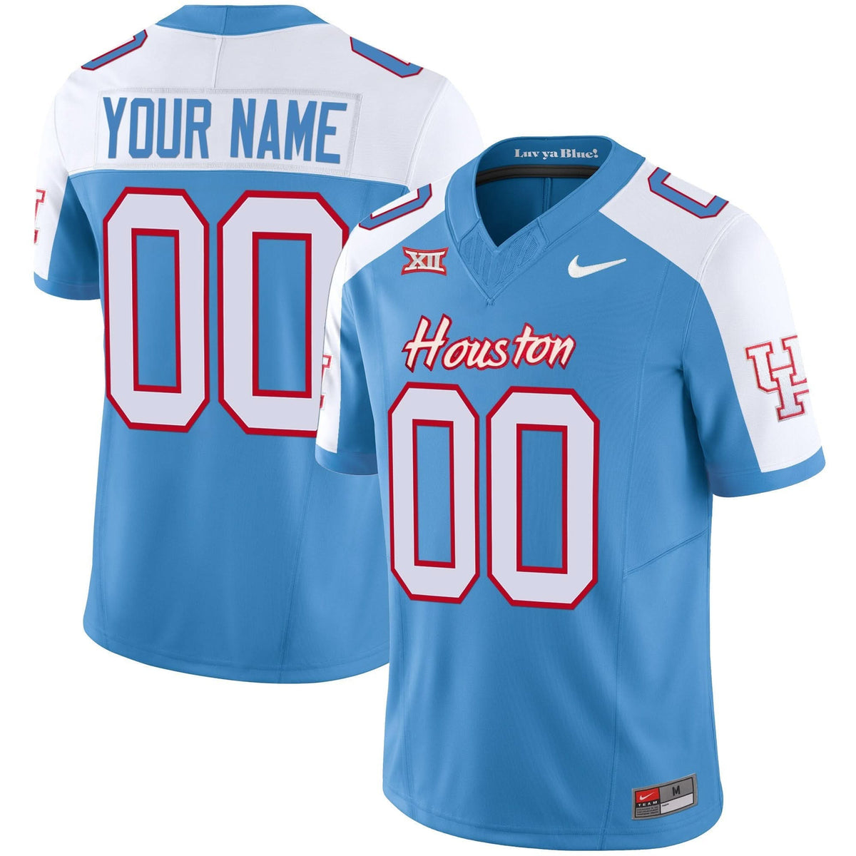 HOU 2023 Oilers Inspired Vapor Custom Jersey V4
