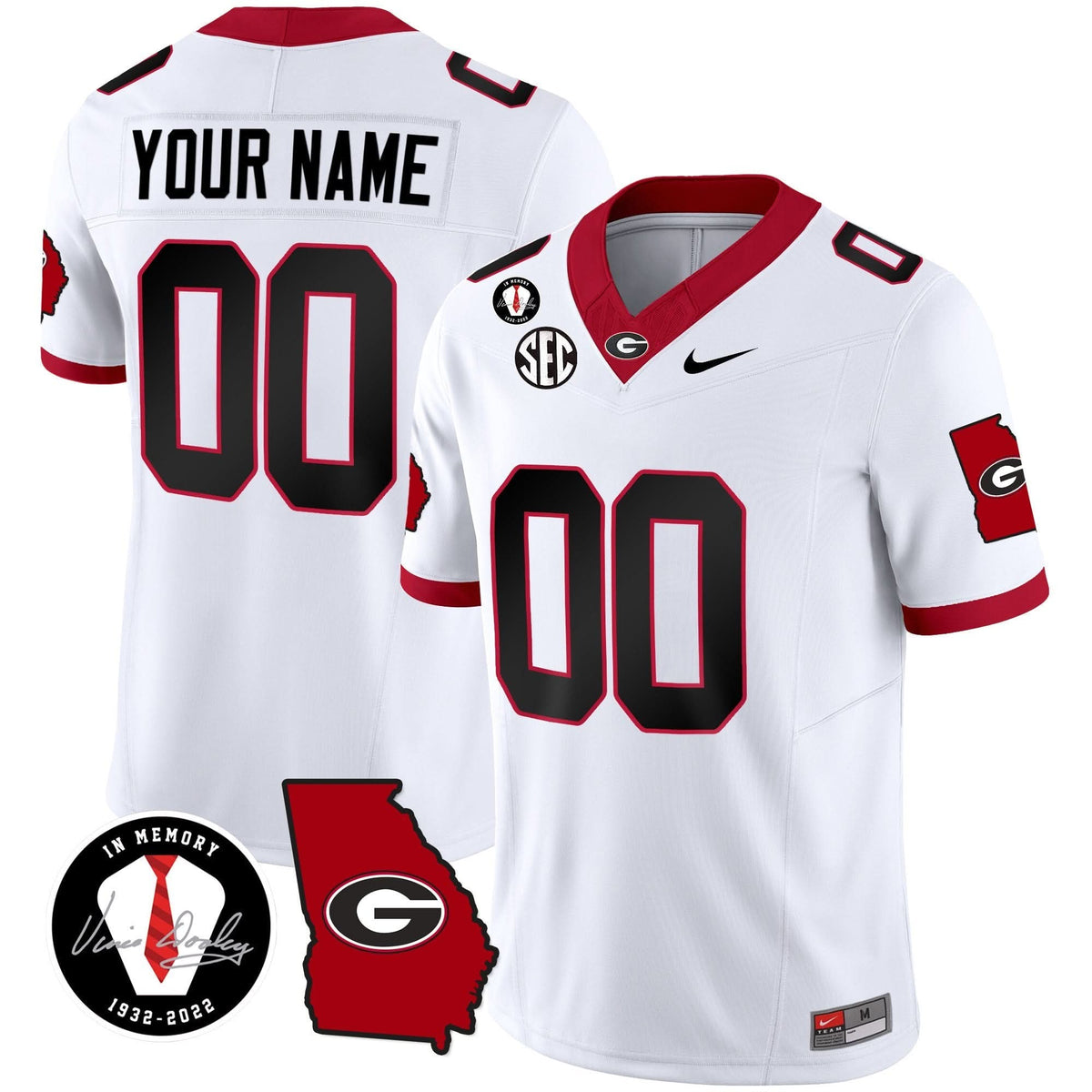 GB 2024 Vapor Custom Jersey V3 - Georgia Map