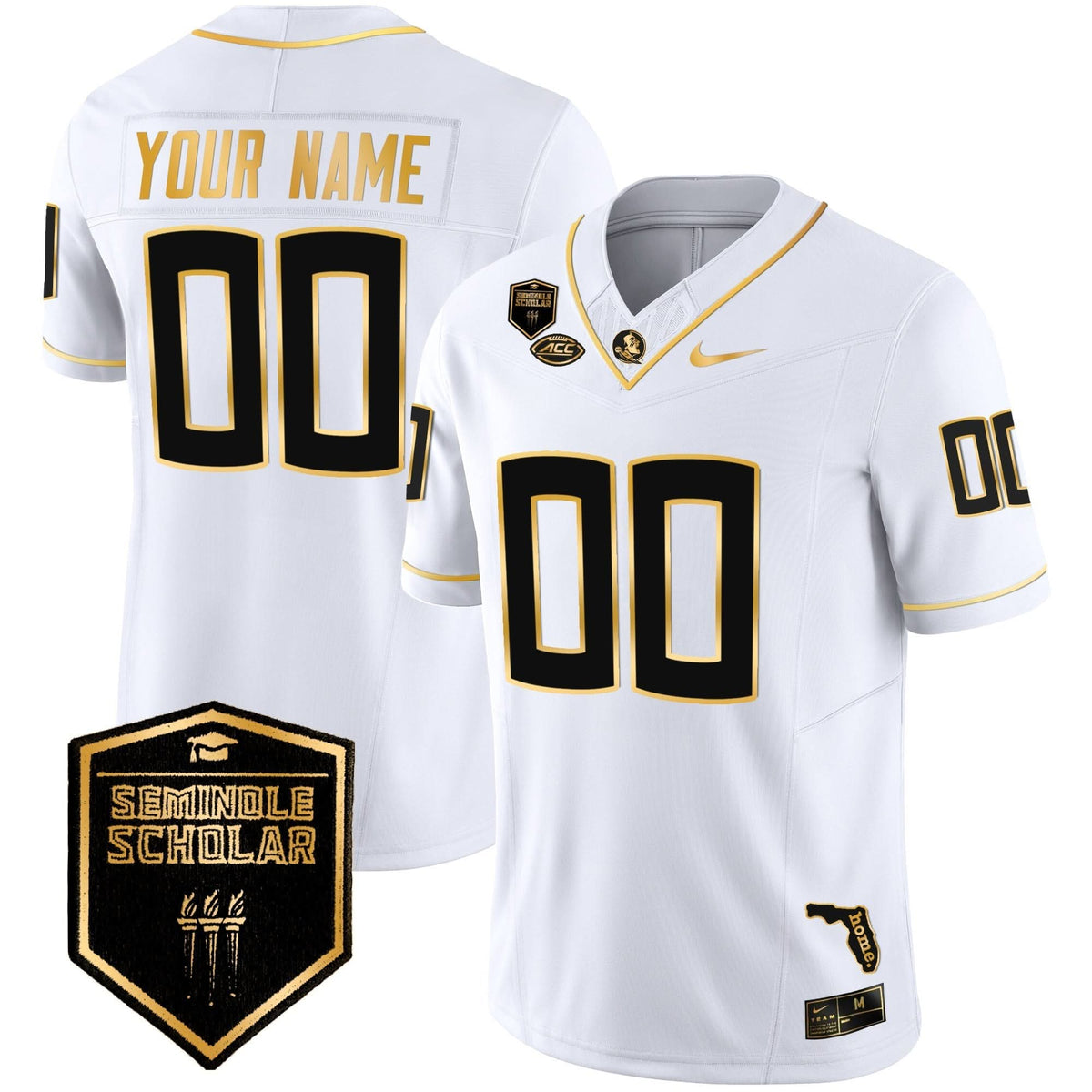 FSS Gold Vapor Custom Jersey