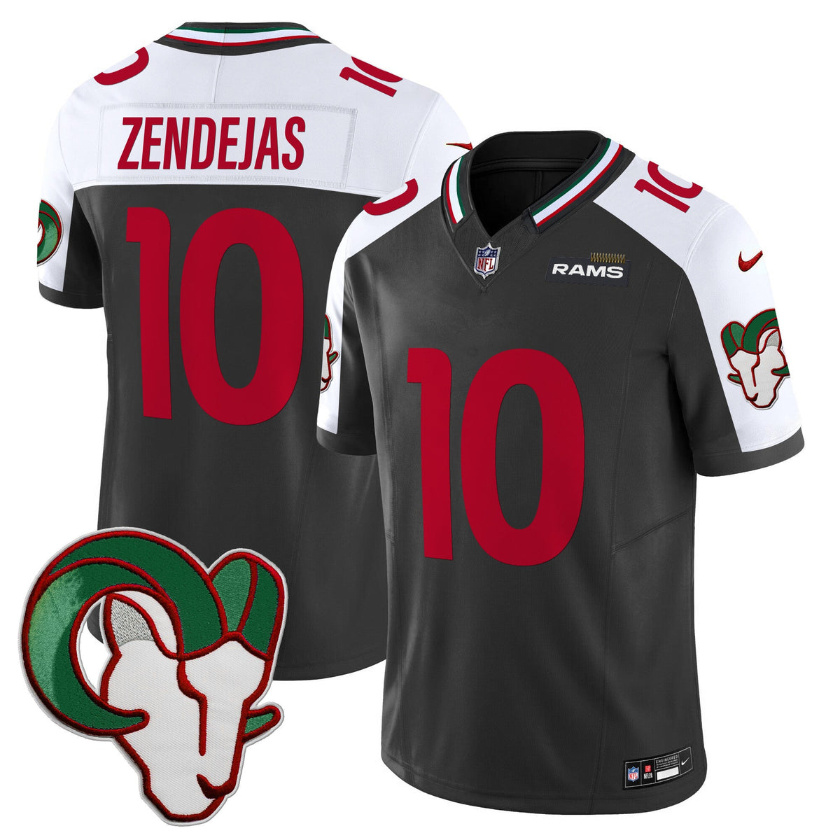 LAR Mexico Vapor Limited Jersey - Stitched