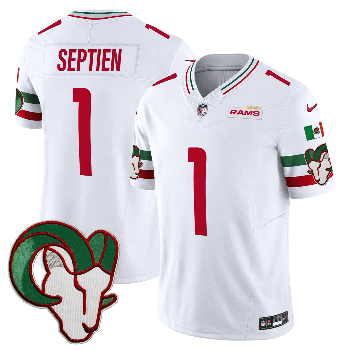 LAR Mexico Vapor Limited Jersey - Stitched