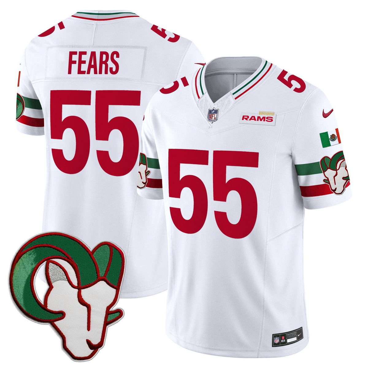 LAR Mexico Vapor Limited Jersey - Stitched