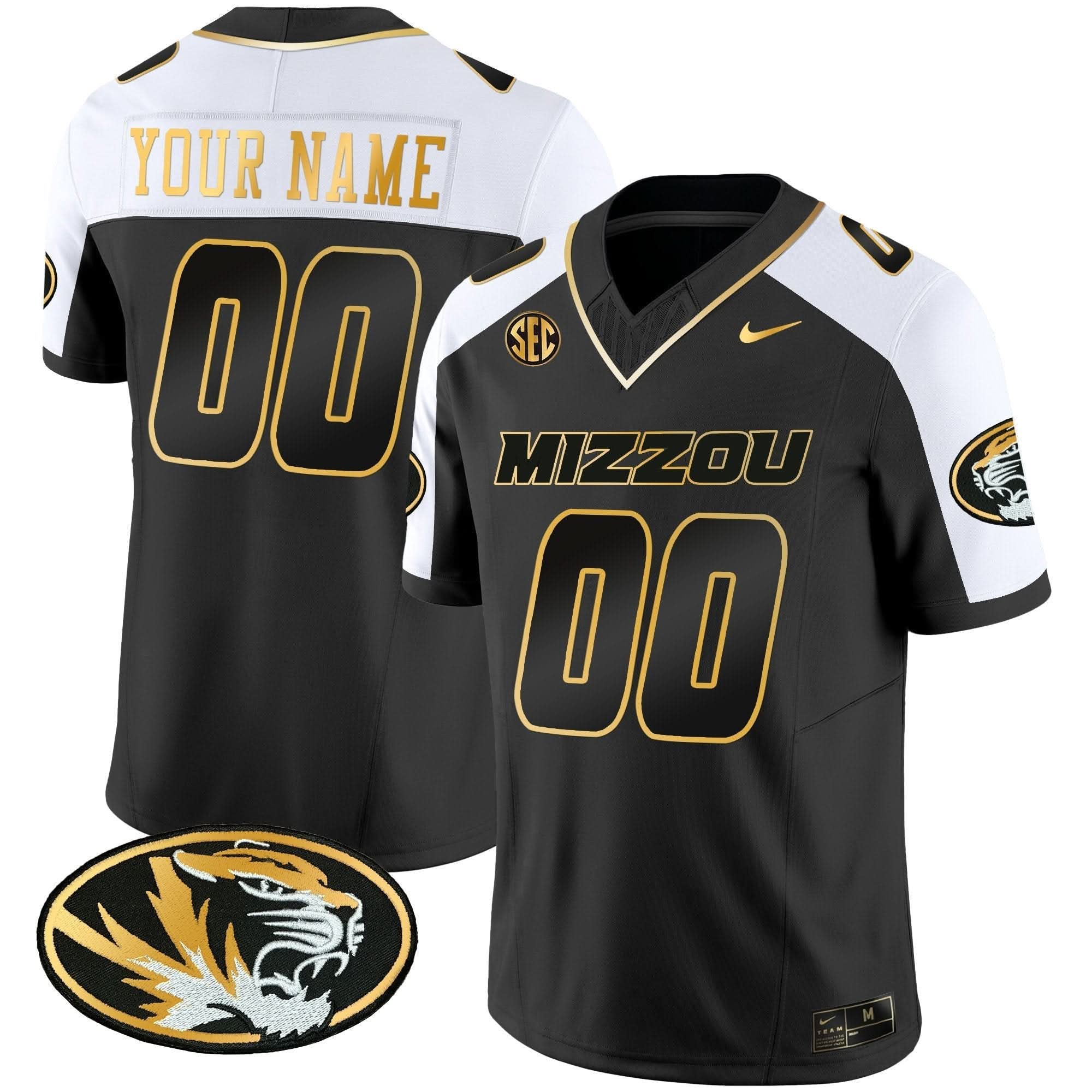 MT Gold Vapor Custom Jersey