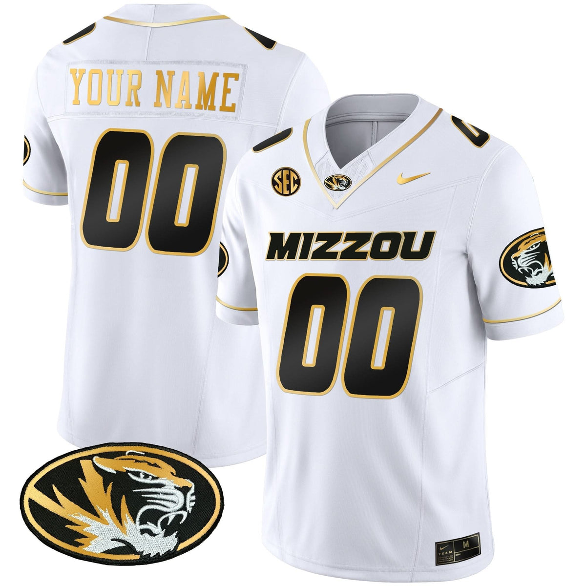 MT Gold Vapor Custom Jersey