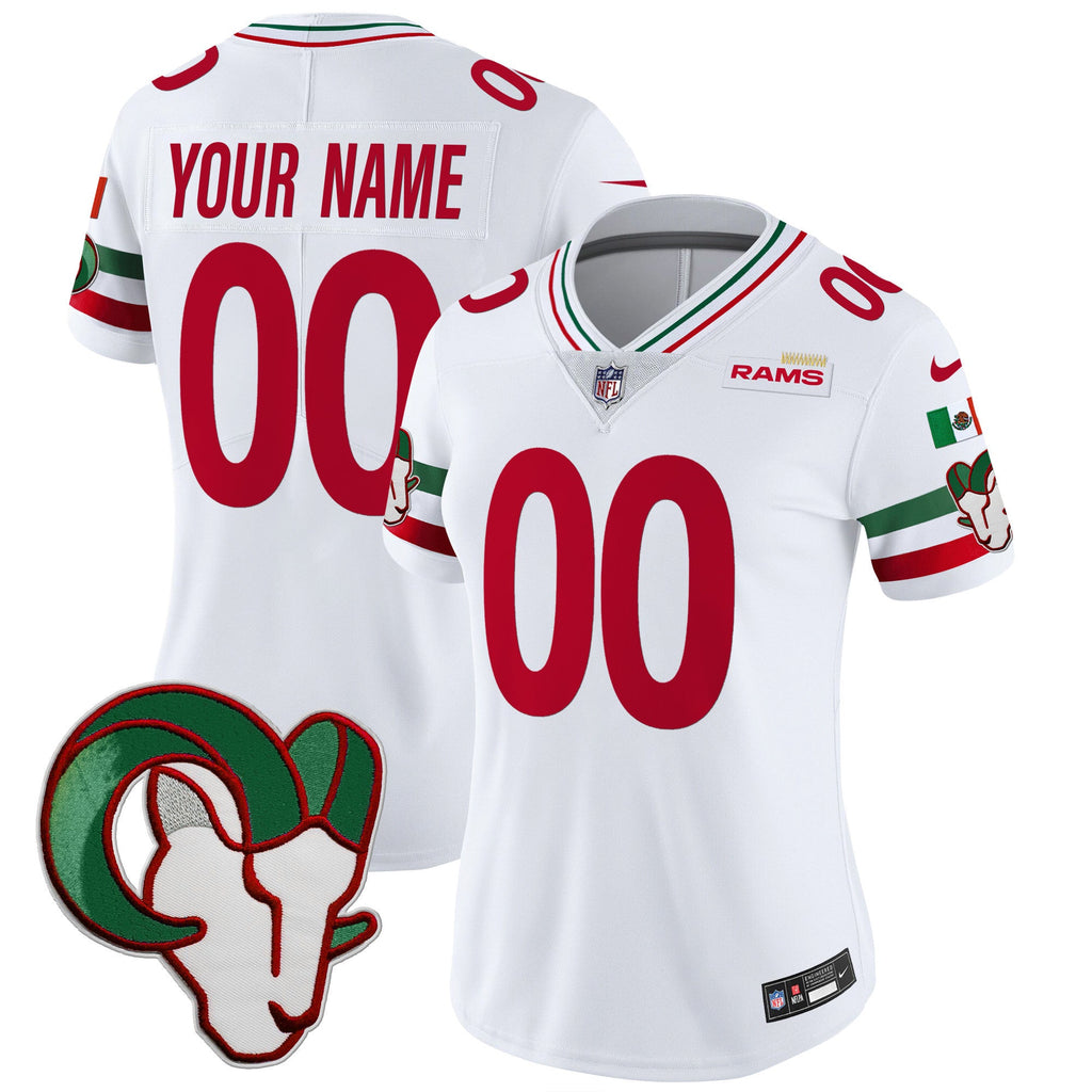 LAR Mexico Vapor Limited Custom Jersey - Stitched