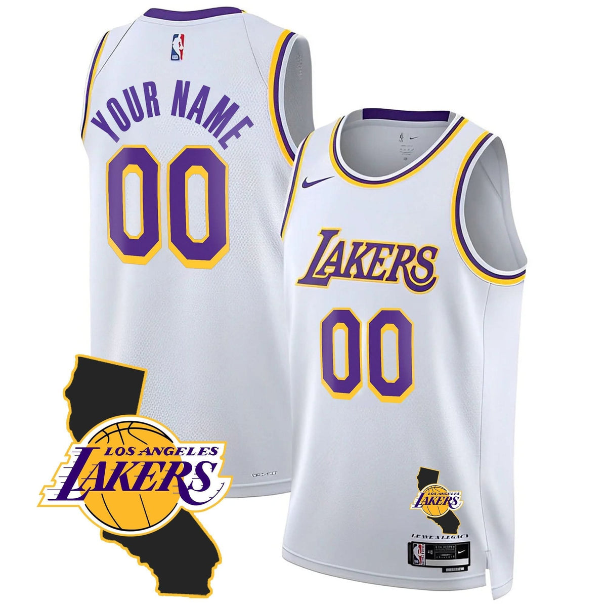 LAL California Patch Custom Jersey - Stitched