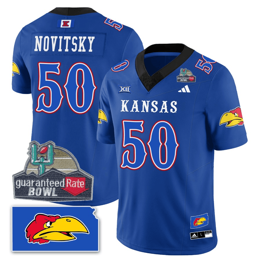 KJ Blackhawk Guaranteed Rate Bowl Patch Vapor Limited Jersey - Stitched